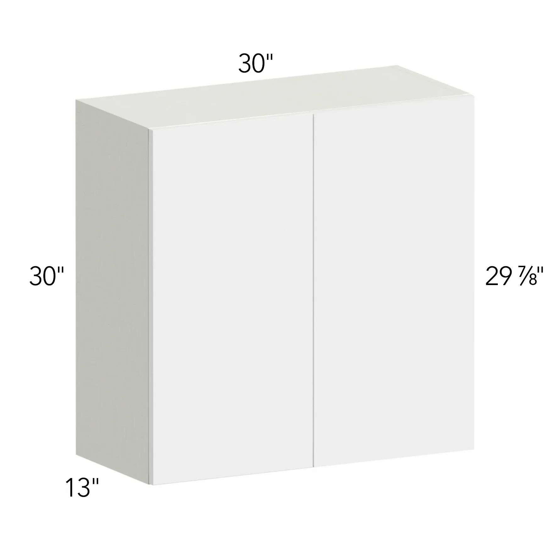 Illume® Tuscany Olmo 3 30"W x 30"H x 13"D Blind Corner Cabinet (WBC3030)