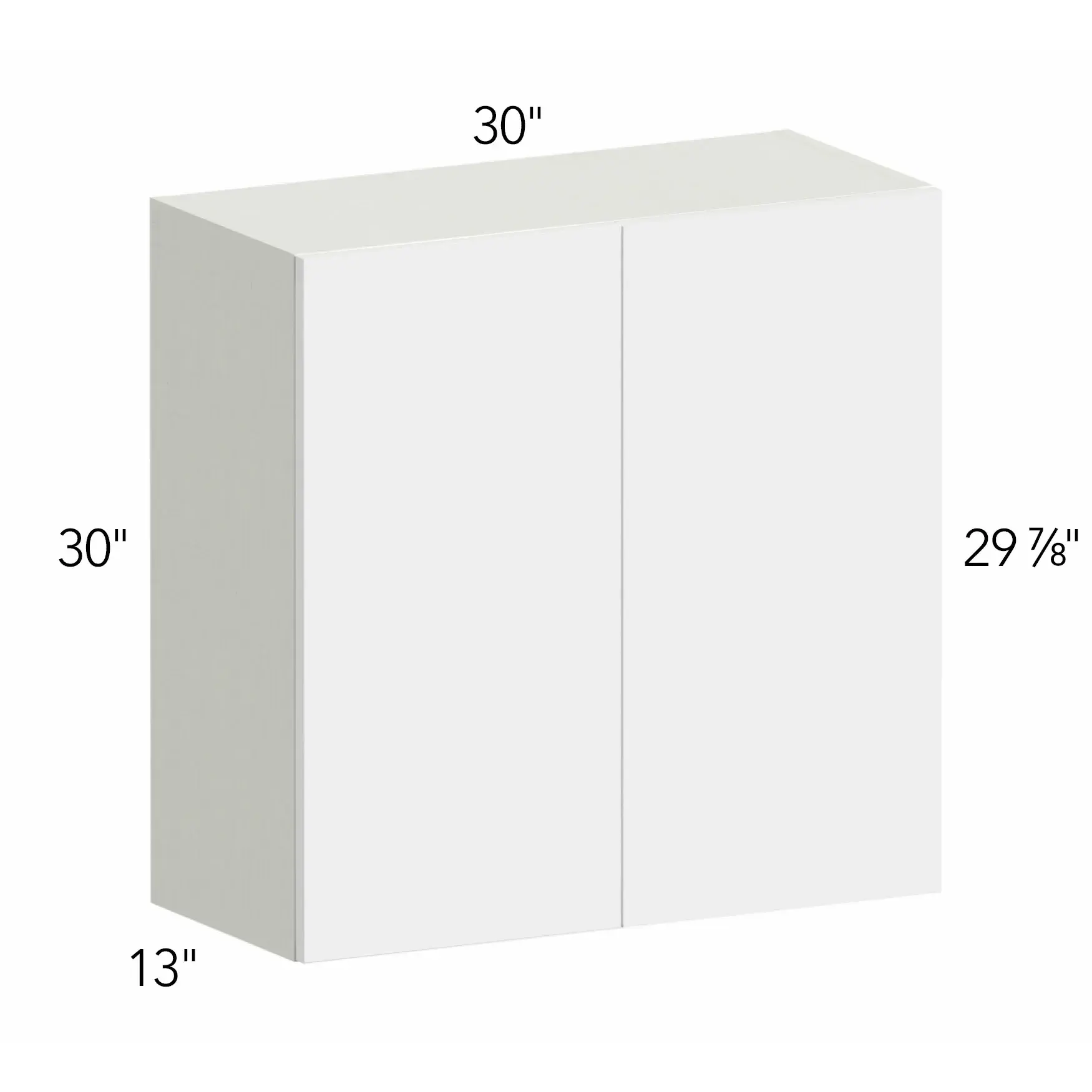 Illume® Tuscany Olmo 3 30"W x 30"H x 13"D Blind Corner Cabinet (WBC3030)