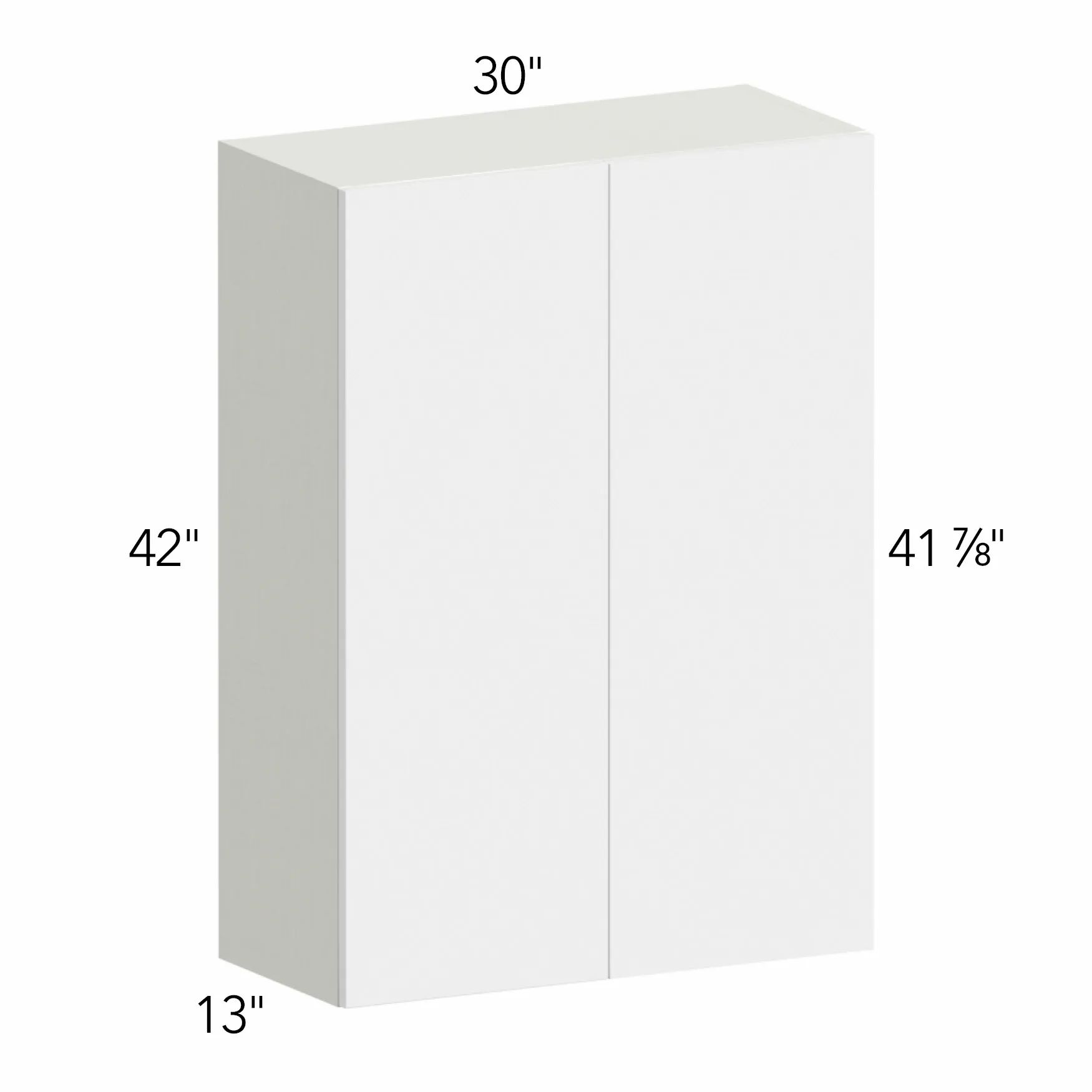 Illume® Tuscany Ida 1 30"W x 42"H x 13"D Blind Corner Cabinet (WBC3042)