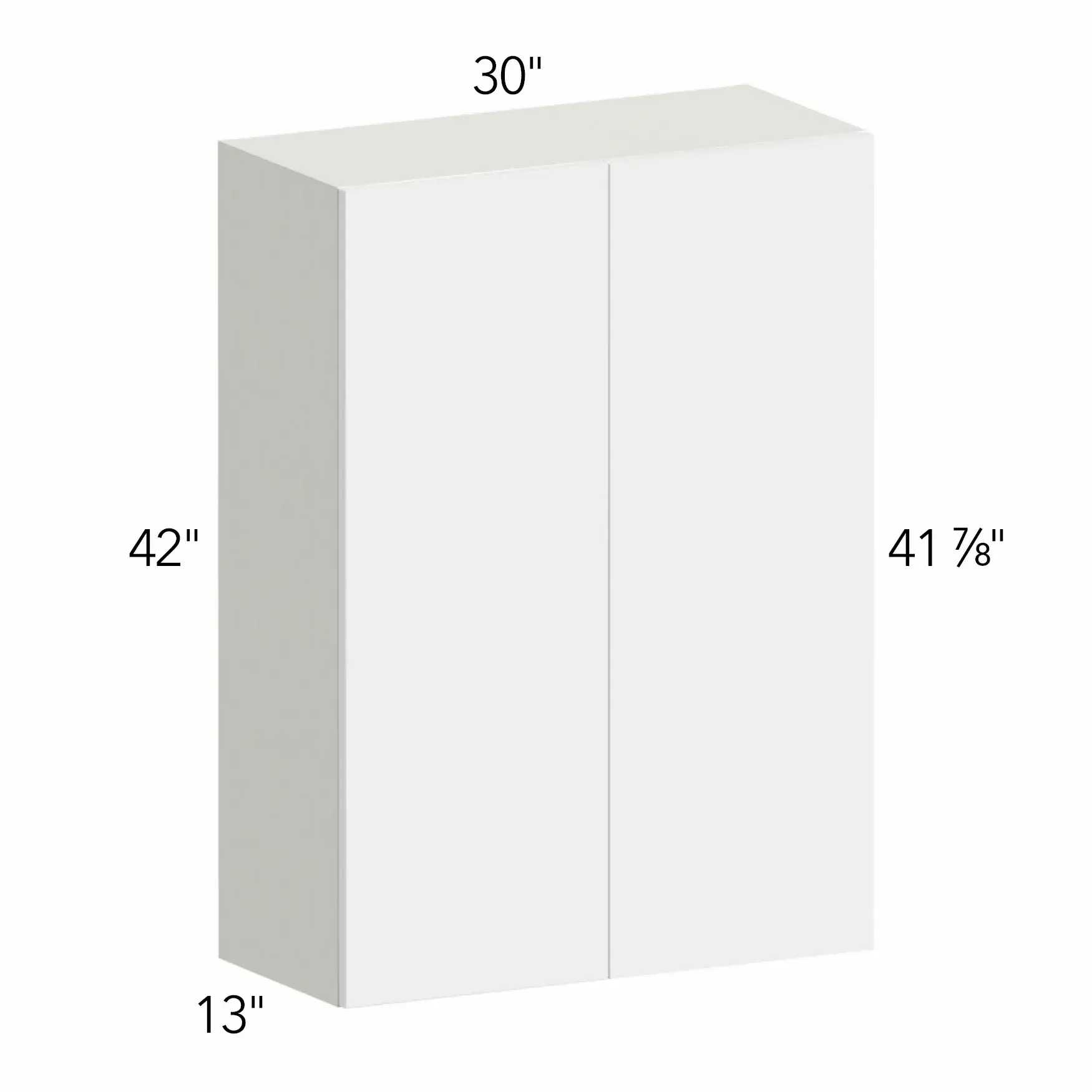 Illume® Tuscany Ida 1 30"W x 42"H x 13"D Blind Corner Cabinet (WBC3042)
