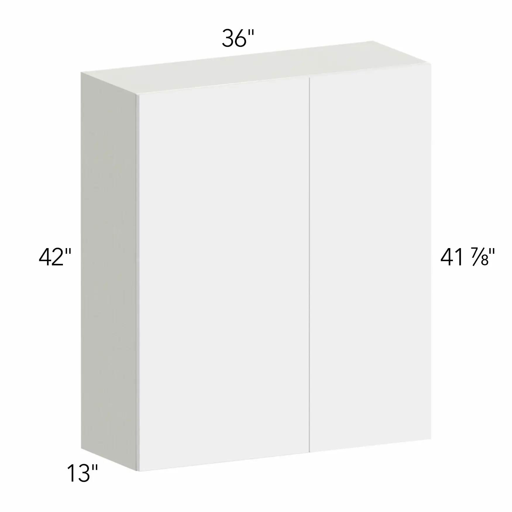 Ovela® Tuscany Ida 1 36"W x 42"H x 13"D Blind Corner Cabinet (WBC3642)