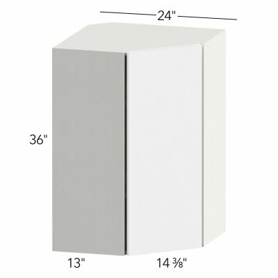 Ovela® Tuscany Ida 2 24"W x 36"H x 24"D Diagonal Corner Wall Cabinet (WDC2436)