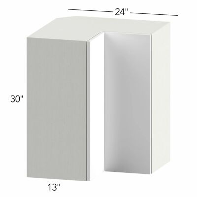 Illume® Tuscany Antracita 24"W x 30"H x 24"D Pie Cut Corner Cabinet (WPC2430)