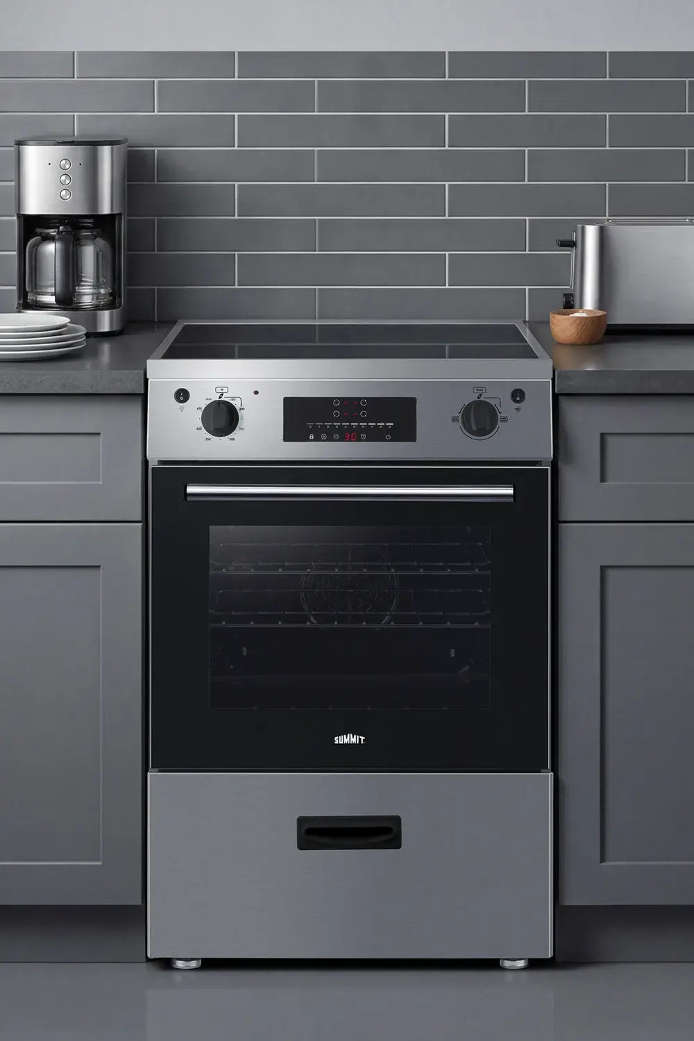 Summit REN24SS7 24" Wide Induction Range