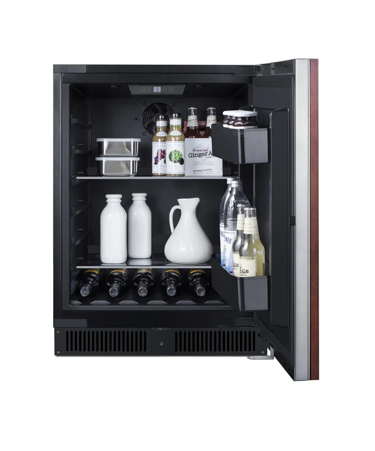 Summit AL54PNR 24" Wide Built-In All-Refrigerator, ADA Compliant (Panel Not Included)