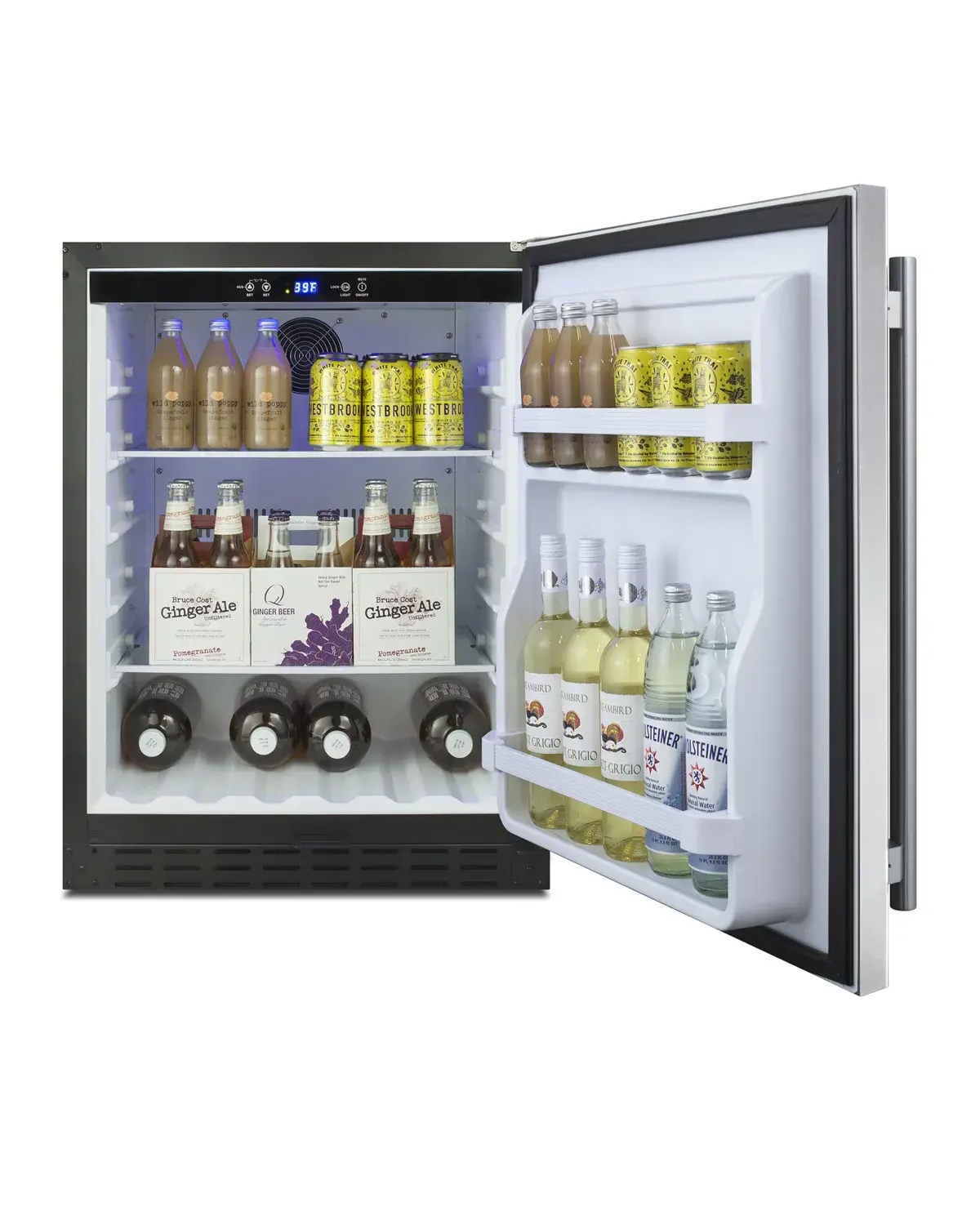 Summit AL55 24" Wide Built-In All-Refrigerator, ADA Compliant