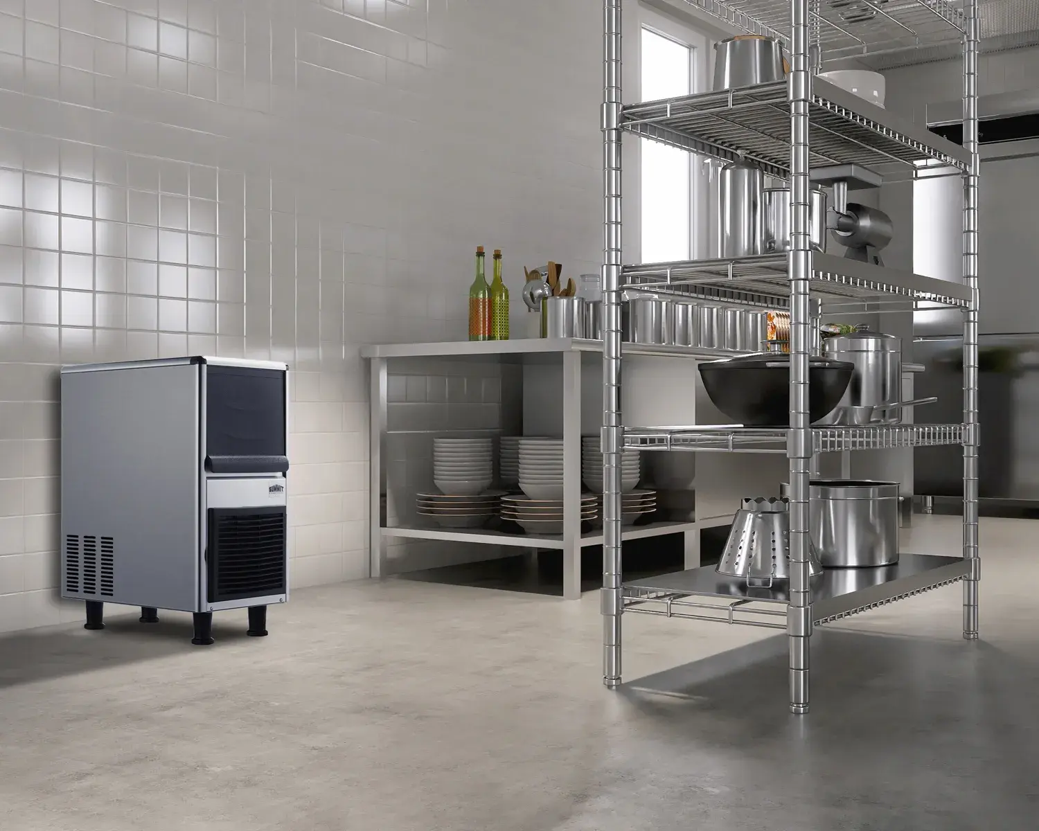 Summit BIM55BU 55 lb. Commercial Bullet Ice Machine