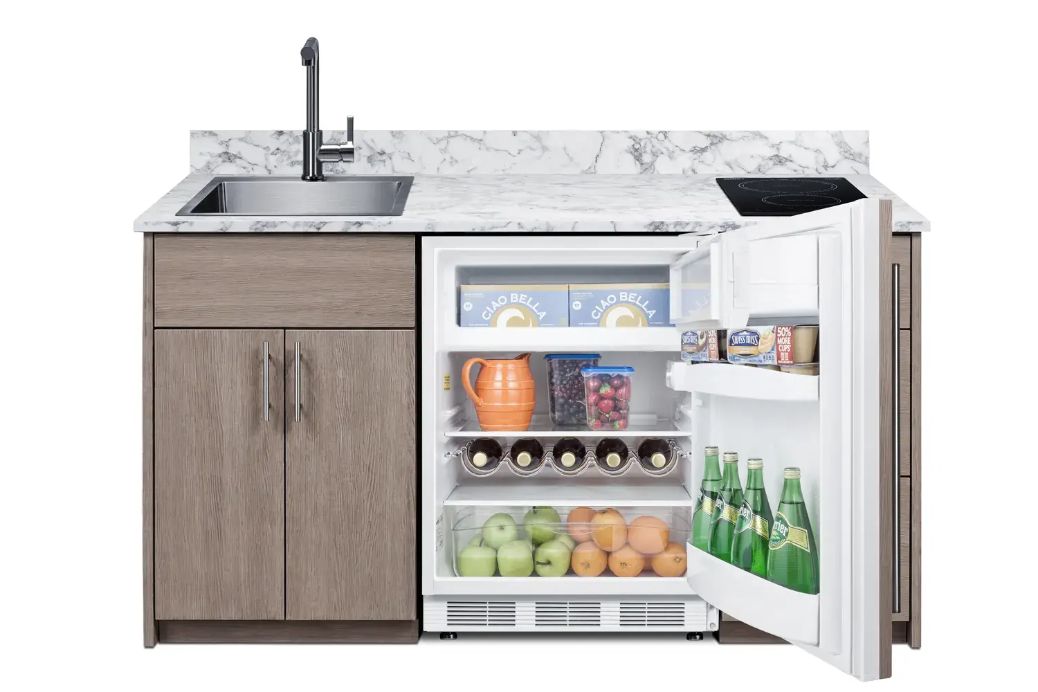 Summit CALDERADB33ISINKL Turnkey Caldera Kitchen, ADA-Compliant