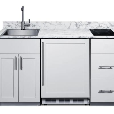 Summit CALDERAWH33ISINKL Turnkey Caldera Kitchen, ADA-Compliant