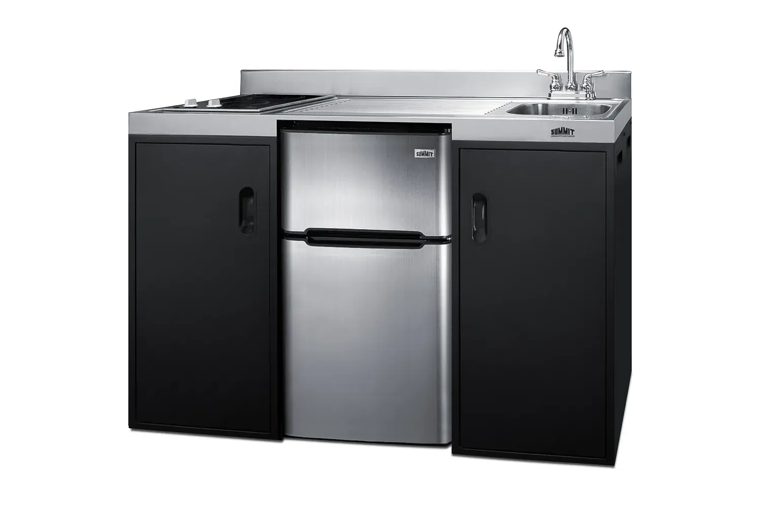 Summit CK55ADASINKR 54" Wide All-In-One Kitchenette, ADA Counter Height