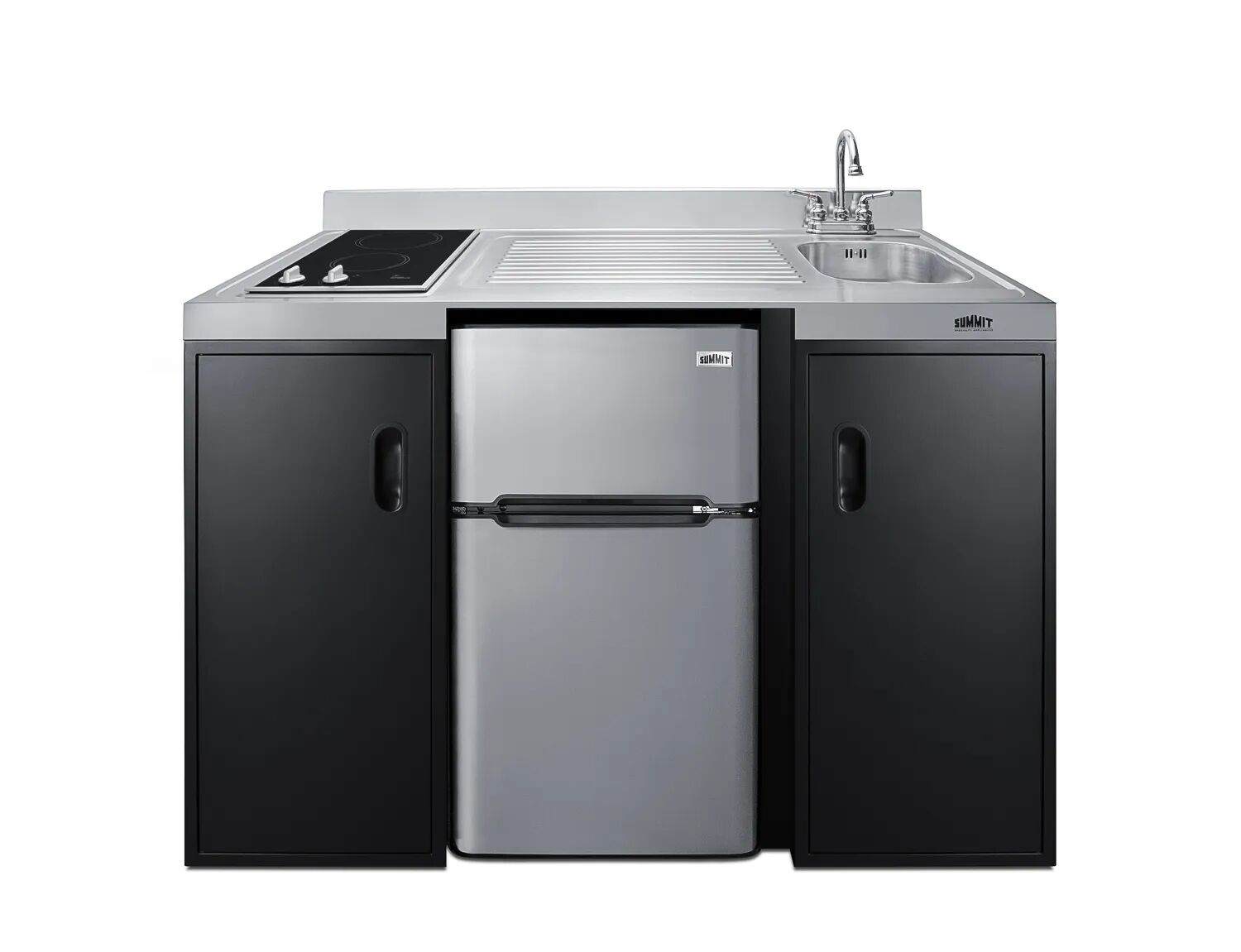 Summit CK55ADASINKR 54" Wide All-In-One Kitchenette, ADA Counter Height