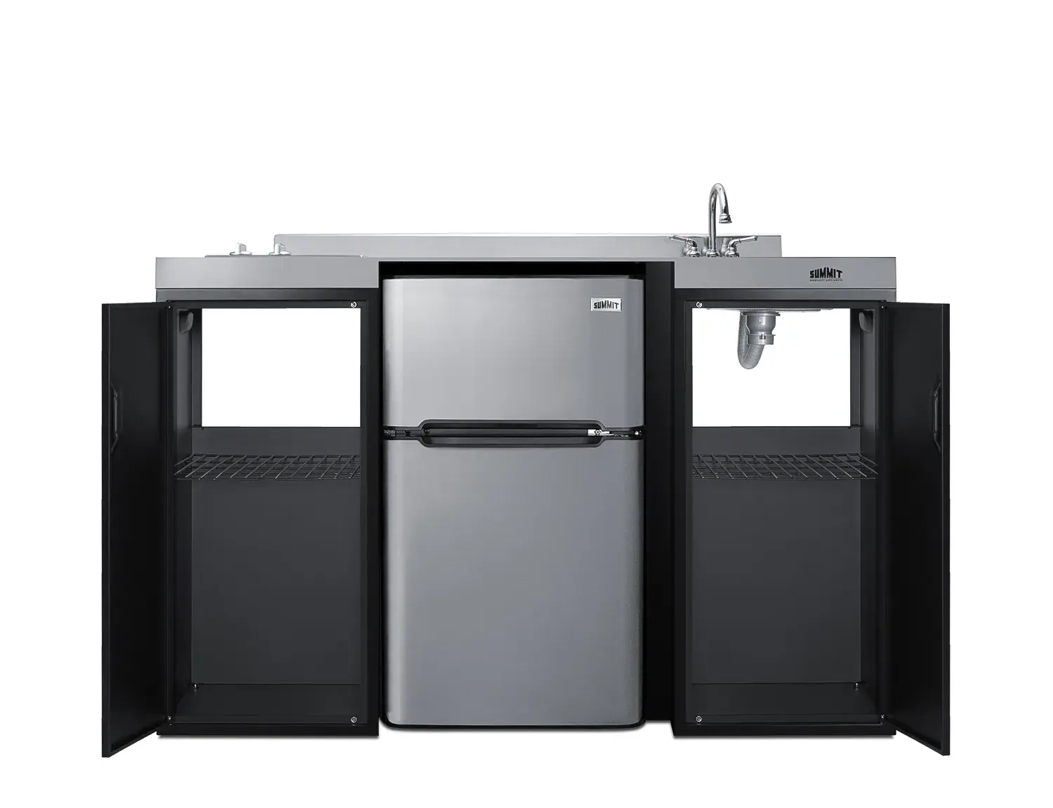 Summit CK55ADASINKR 54" Wide All-In-One Kitchenette, ADA Counter Height