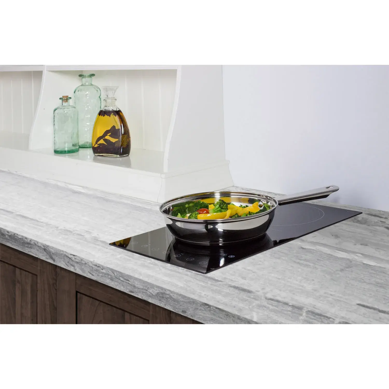 Summit CR2B15T1B 12" Wide 115V 2-Burner Radiant Cooktop