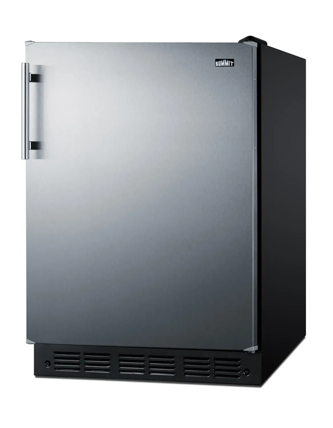 Summit CT66BK2SSADA 24" Wide Refrigerator-Freezer, ADA Compliant