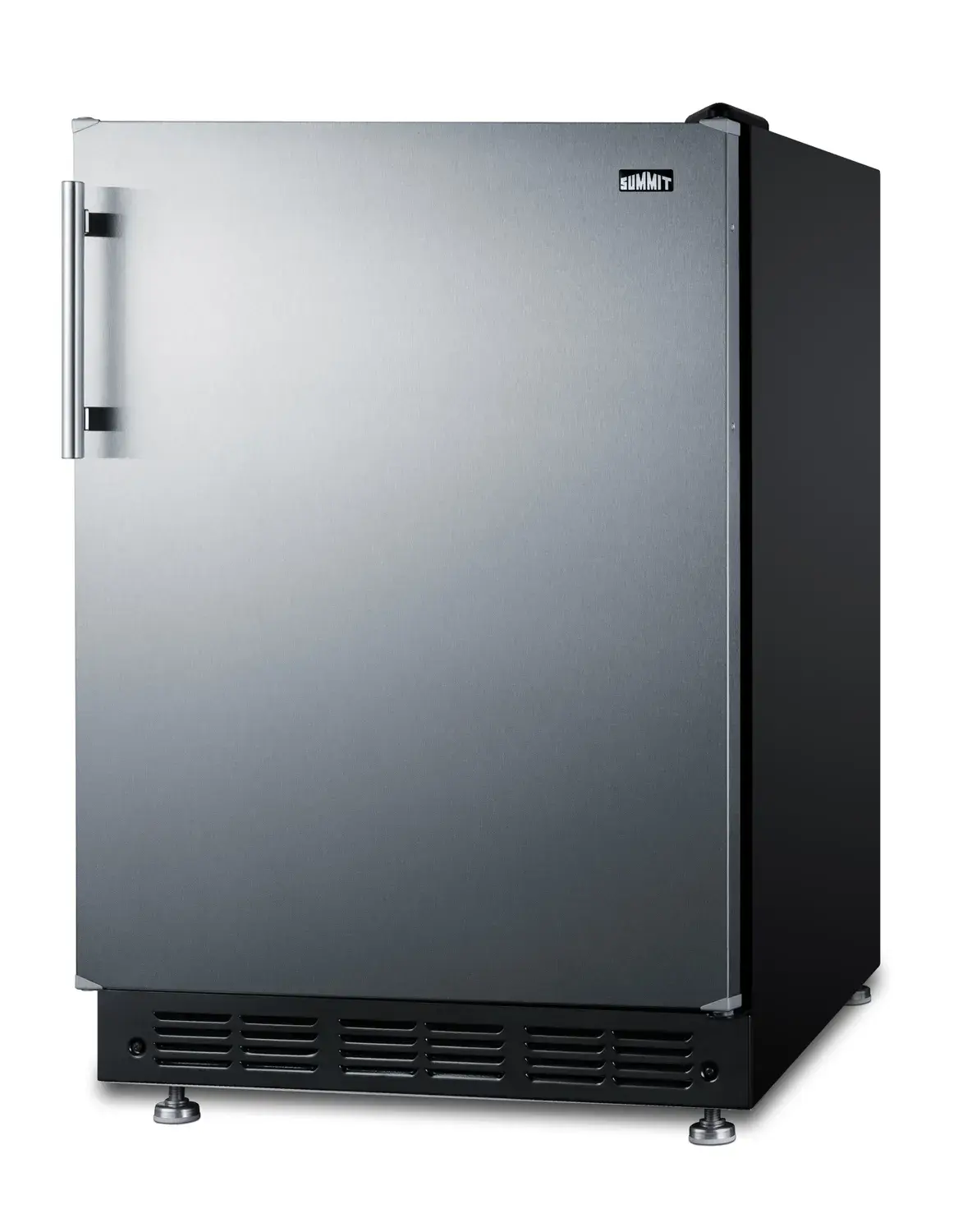 Summit CT66BK2SSRS 24" Wide Refrigerator-Freezer