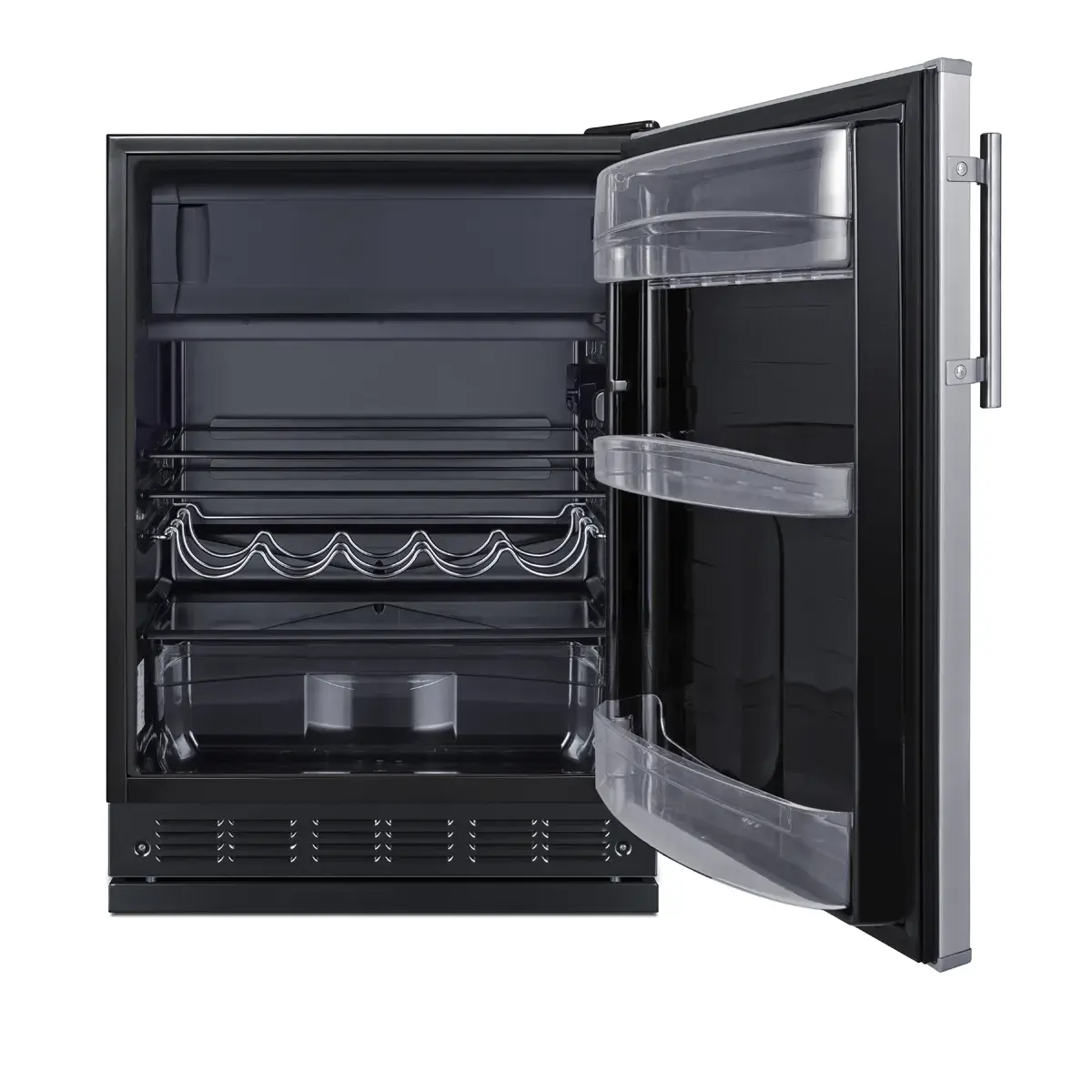 Summit CT66BK2SSRS 24" Wide Refrigerator-Freezer