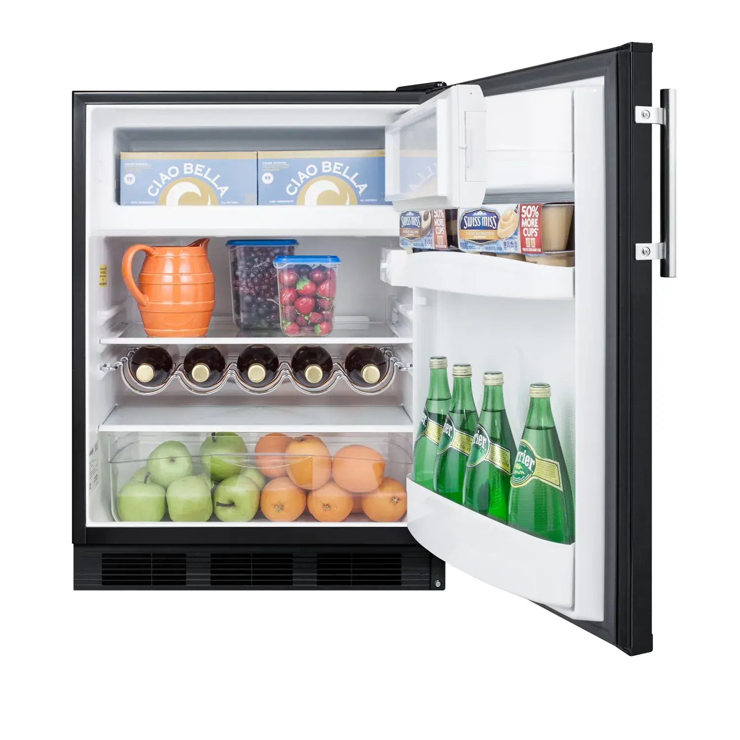 Summit CT663BKADA 24" Wide Refrigerator-Freezer, ADA Compliant