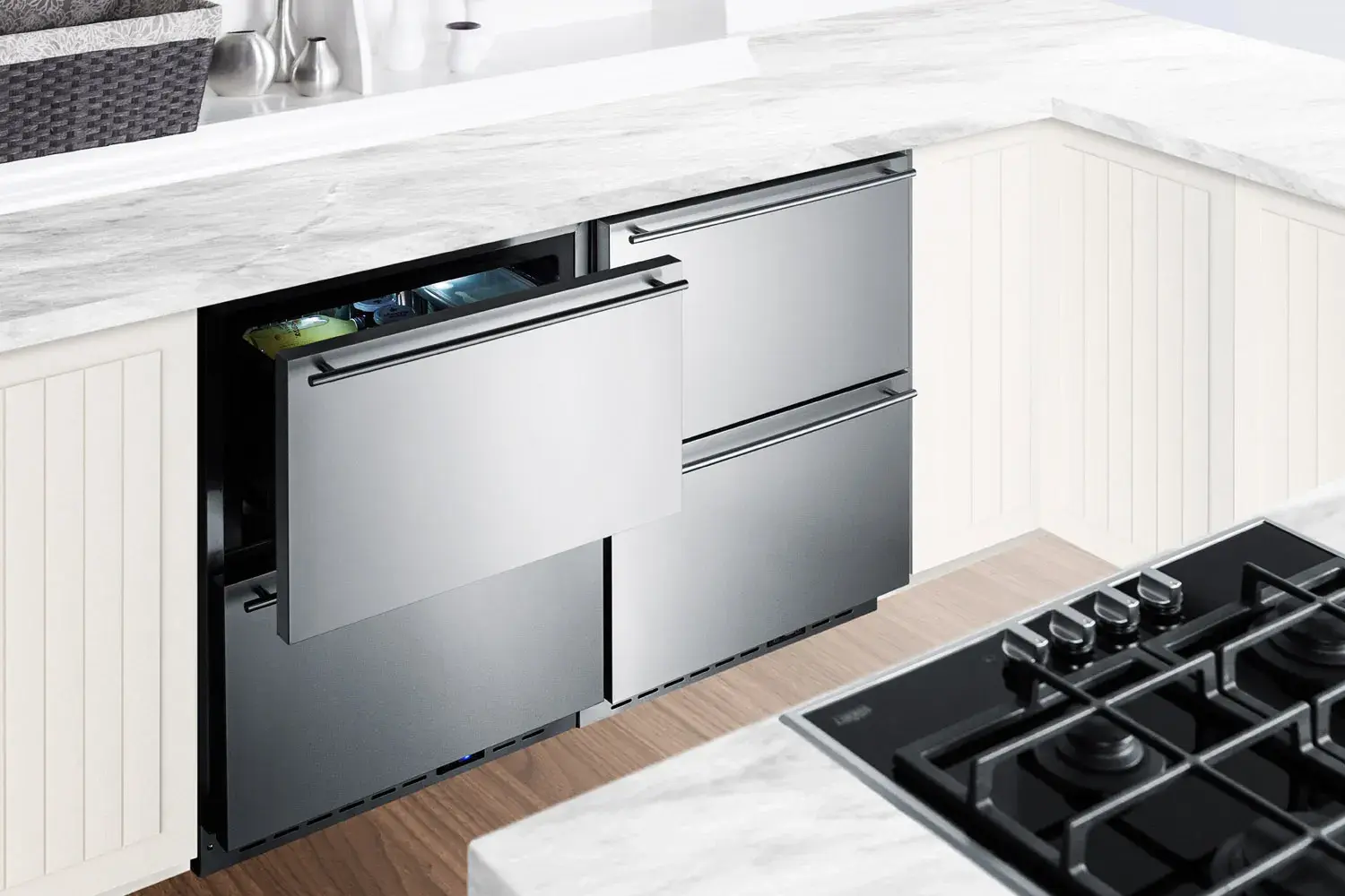 Summit SCFF532D 24" Wide 2-Drawer All-Freezer