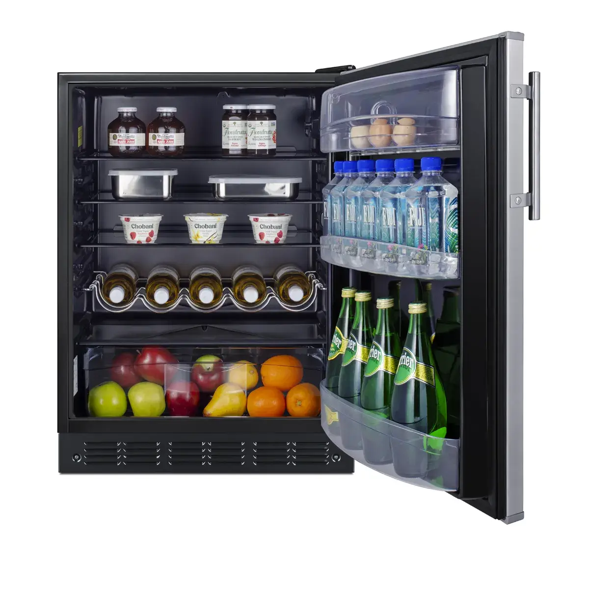 Summit FF6BK2SS 24" Wide All-Refrigerator