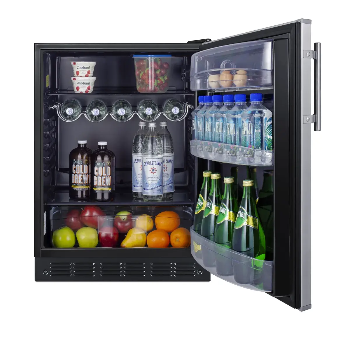 Summit FF6BK2SS 24" Wide All-Refrigerator