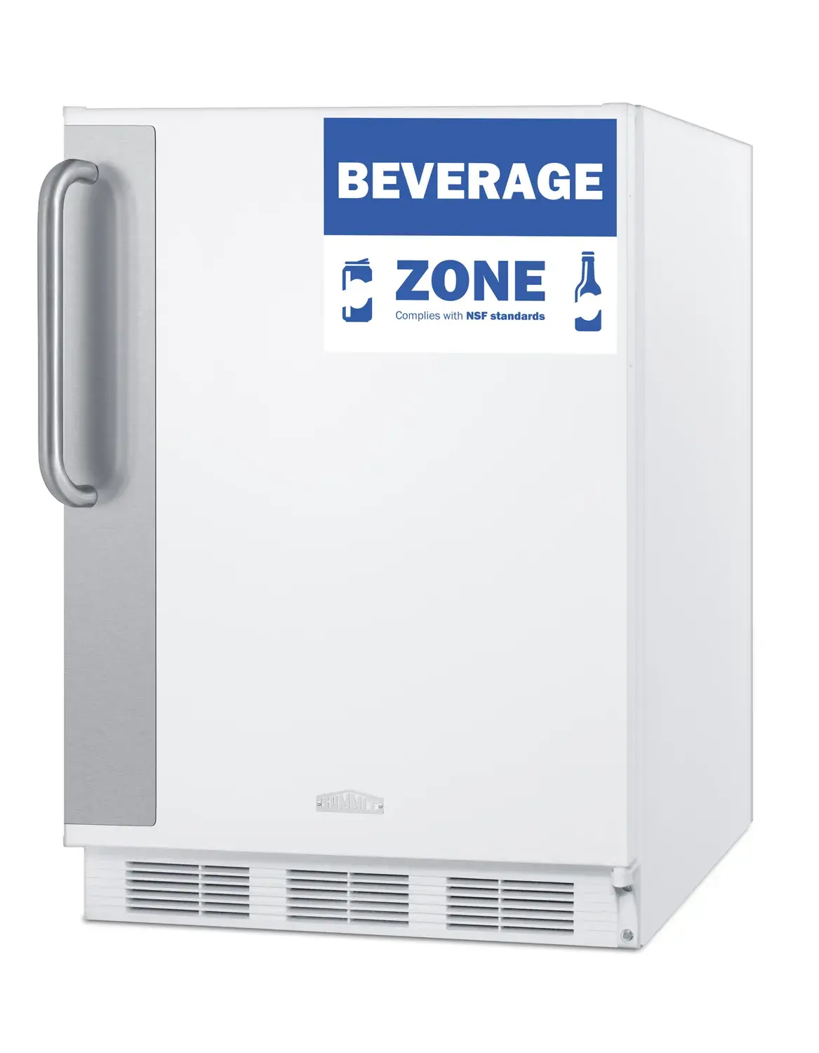 Summit FF6W7BZADA 24" Wide All-Refrigerator, ADA Height
