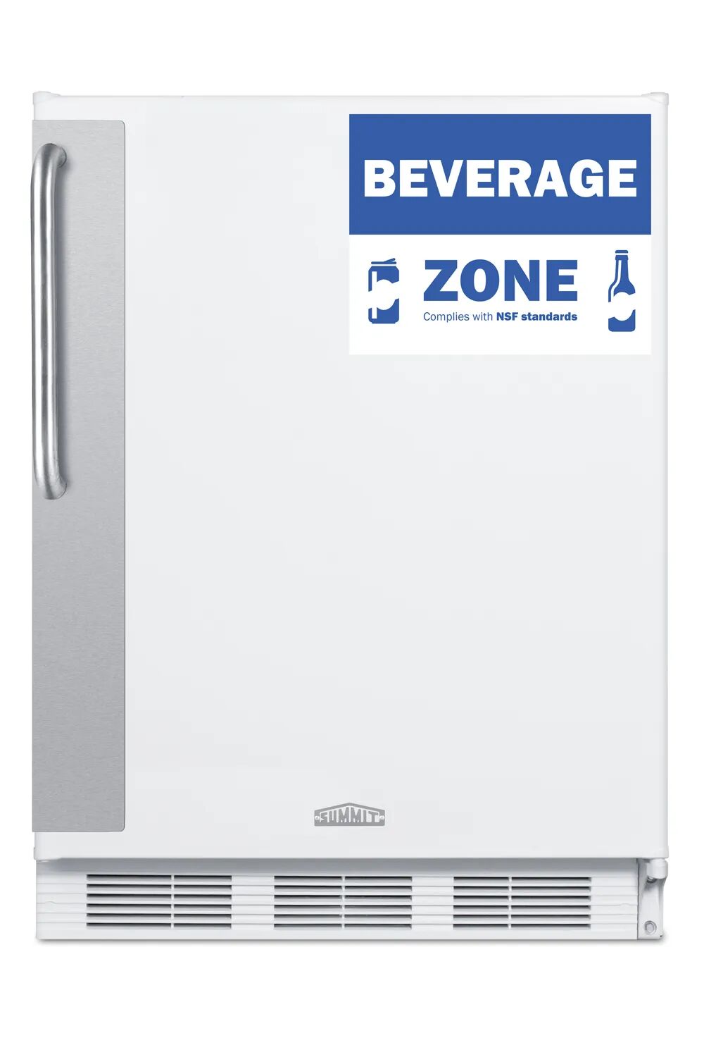 Summit FF6W7BZADA 24" Wide All-Refrigerator, ADA Height