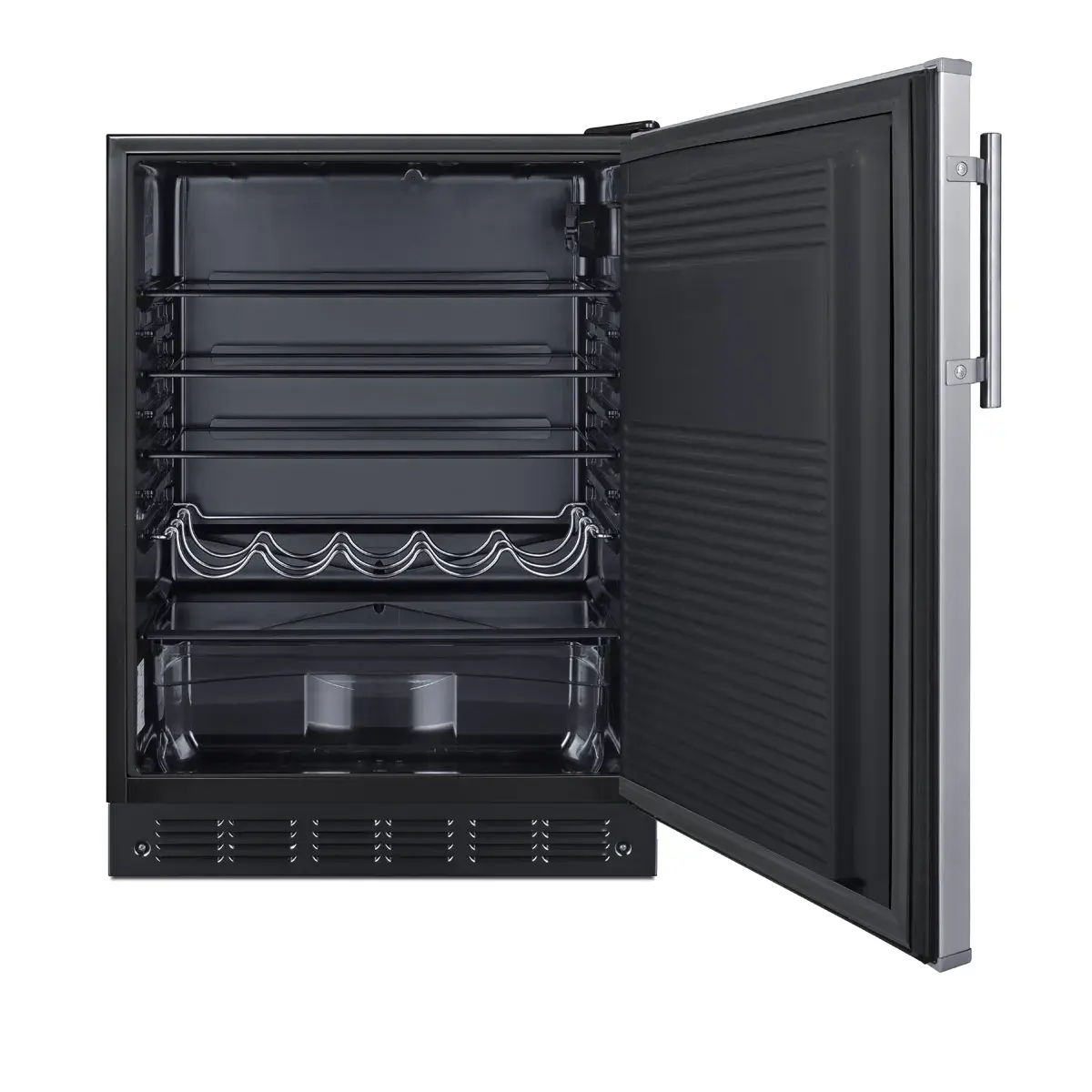 Summit FF708BLSSADA 24" Wide All-Refrigerator, ADA Compliant