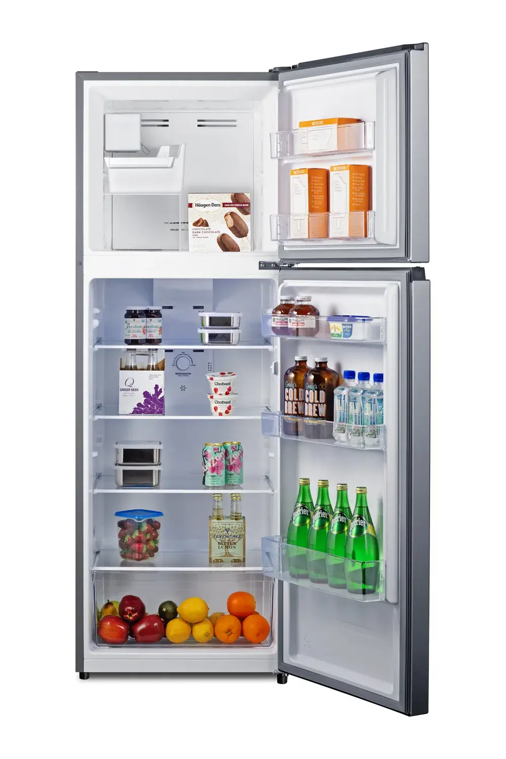 Summit FF1142PLIM 24" Wide Top Mount Refrigerator-Freezer with Icemaker