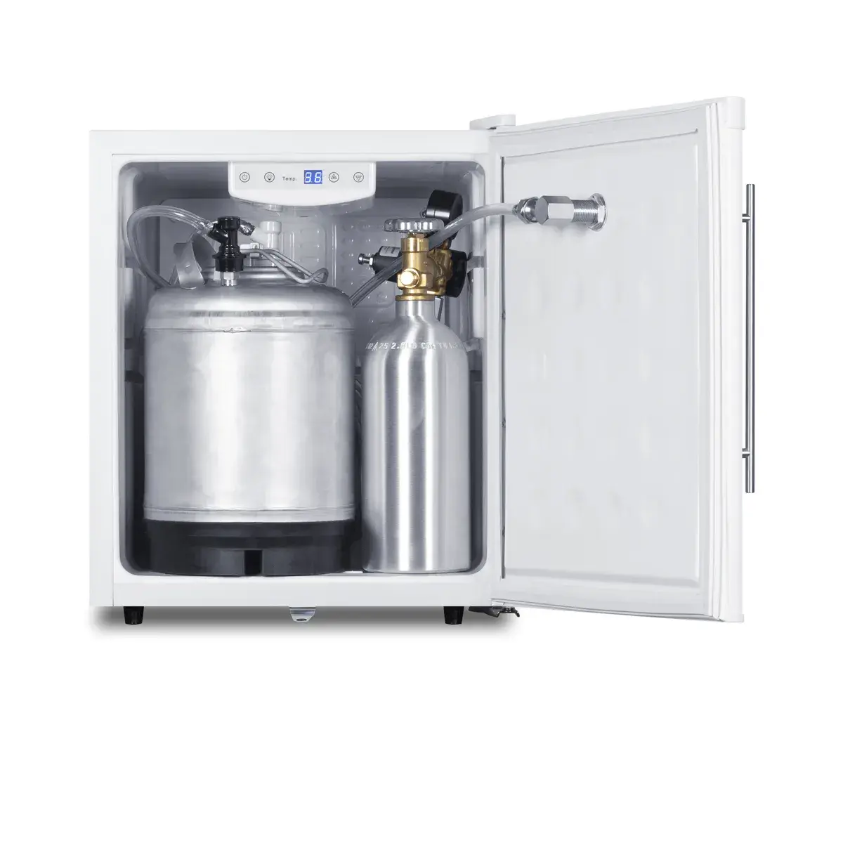 Summit FFAR25L7FRTP 17" Wide Tabletop Front Tap Beer Kegerator