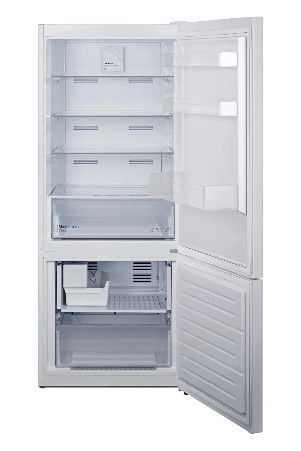 Summit FFBF151WIM 28" Wide Bottom Mount Refrigerator-Freezer with Icemaker