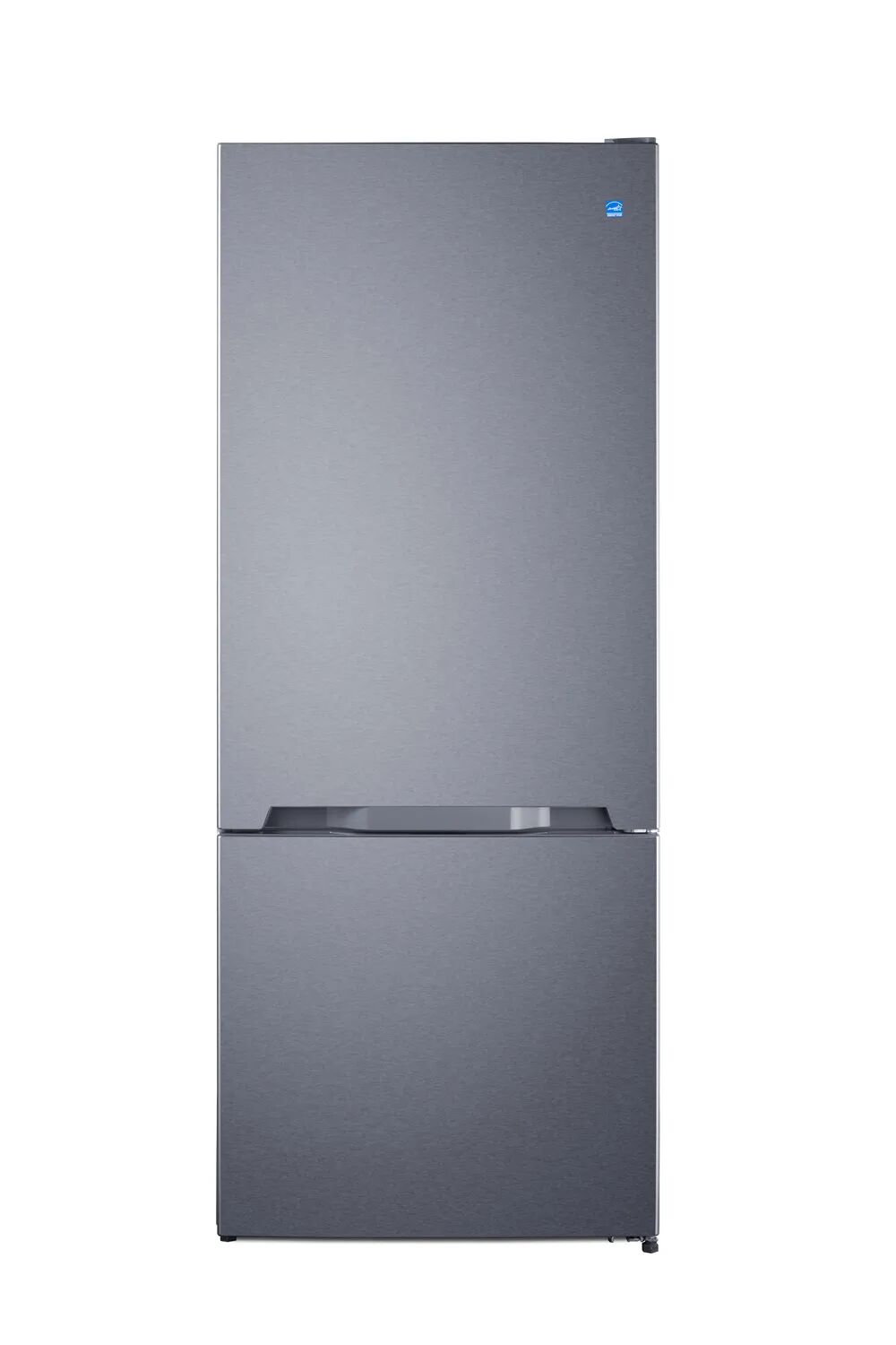 Summit FFBF154SSIM 28" Wide Bottom Mount Refrigerator-Freezer with Icemaker