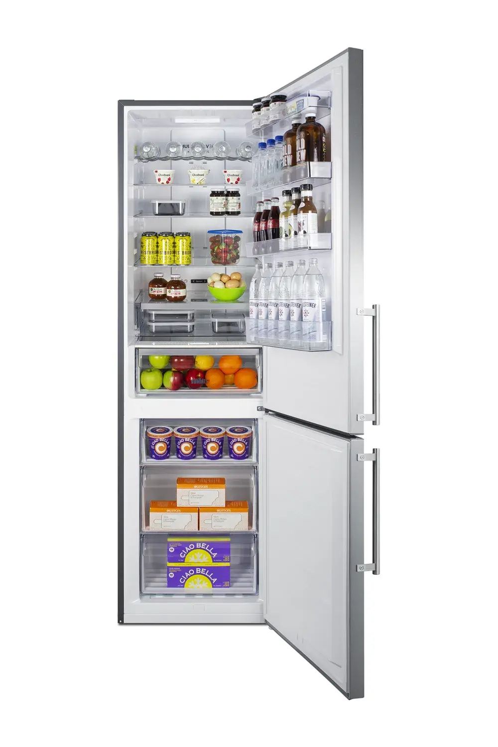 Summit FFBF181ES2 24" Wide Bottom Freezer Refrigerator