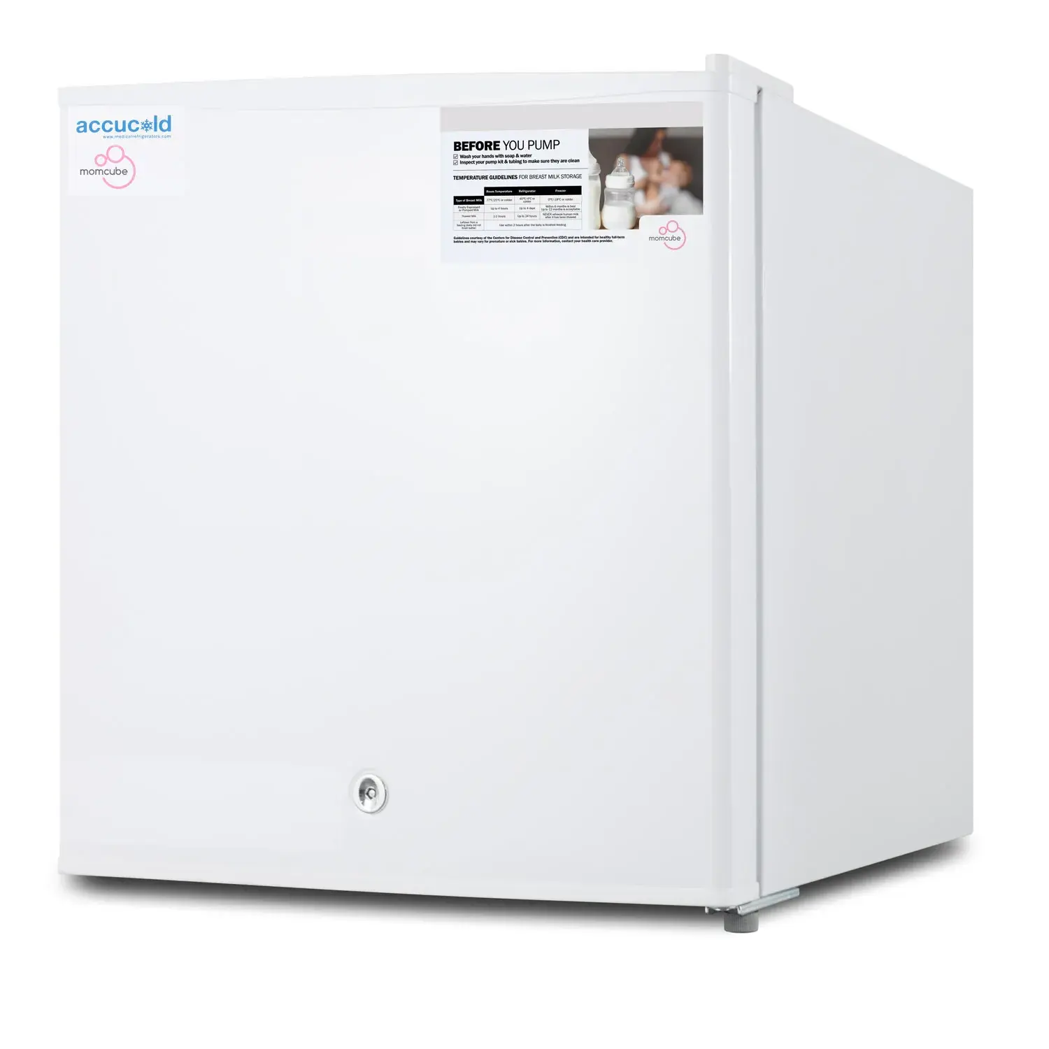 Summit FS24LMC Countertop MOMCUBE® Breast Milk Freezer