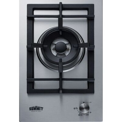 Summit GCJ1SS 12" Wide 1-Burner Gas Cooktop