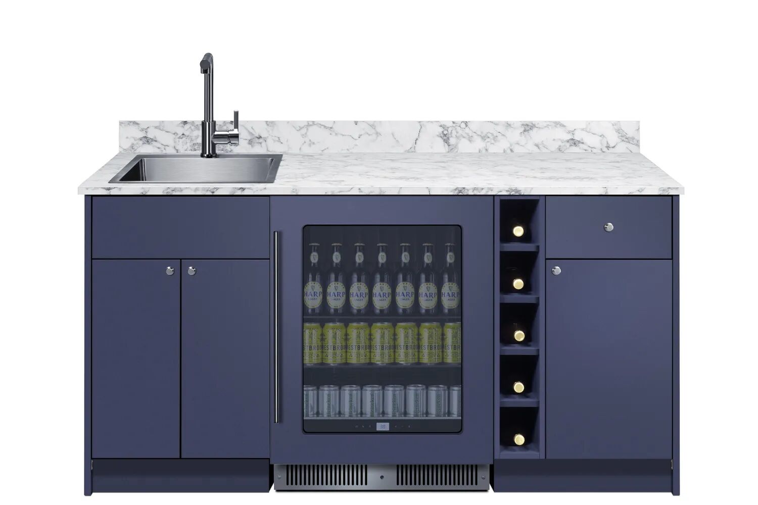 Summit OASISMN35SINKL Turnkey Oasis Wet Bar