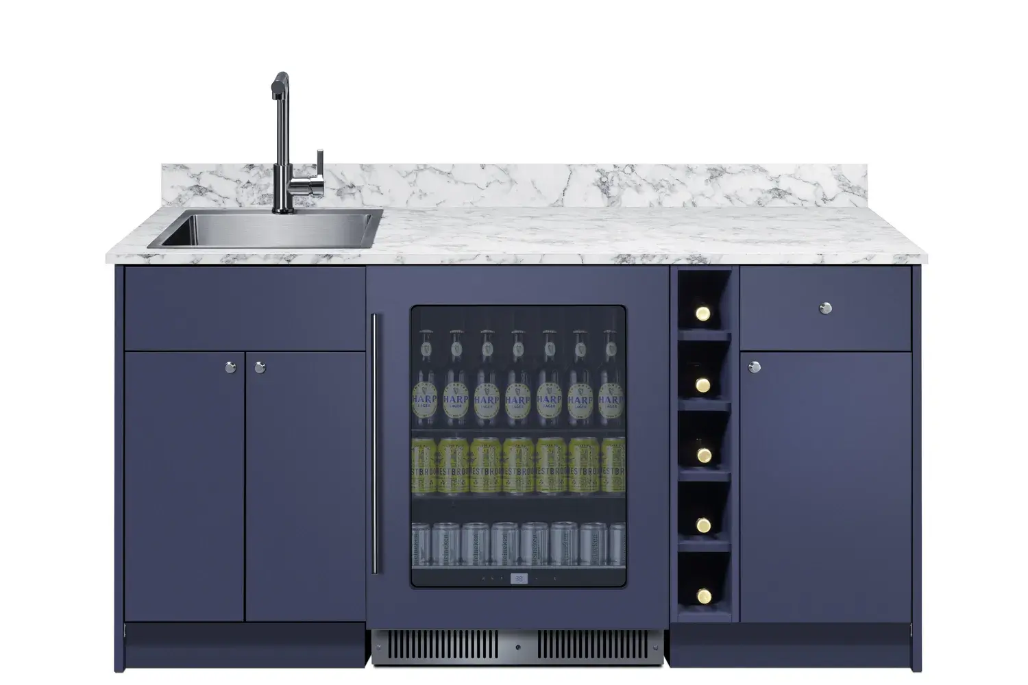 Summit OASISMN35SINKL Turnkey Oasis Wet Bar