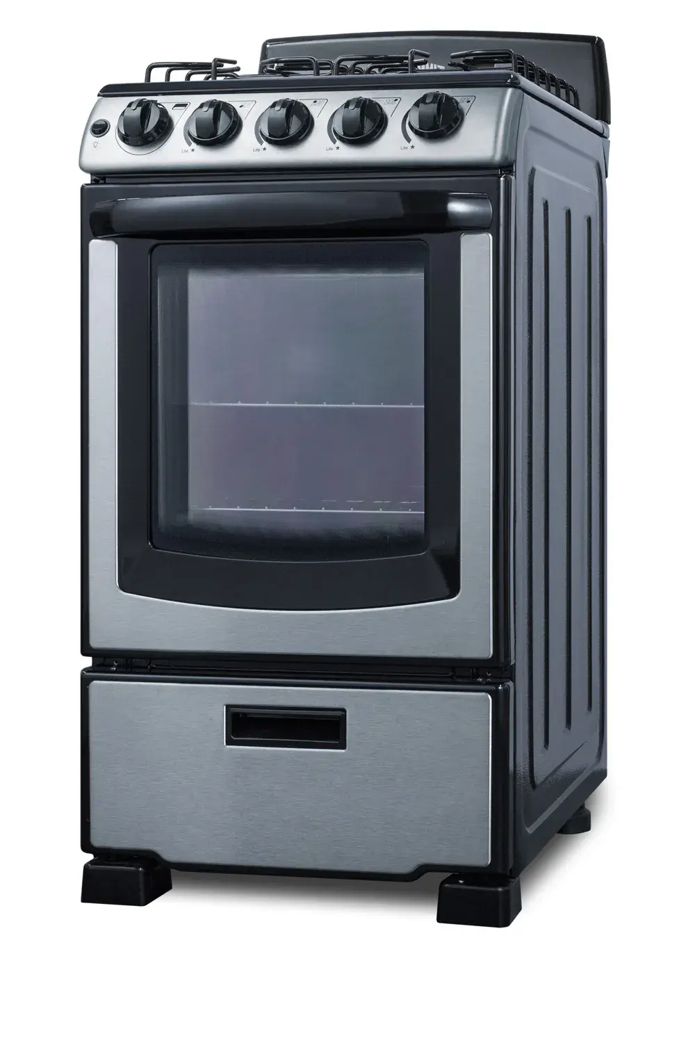 Summit PRO201SS 20" Wide Gas Range