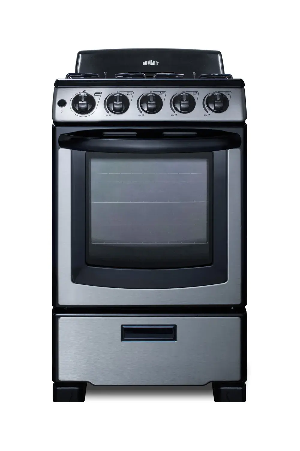 Summit PRO201SS 20" Wide Gas Range