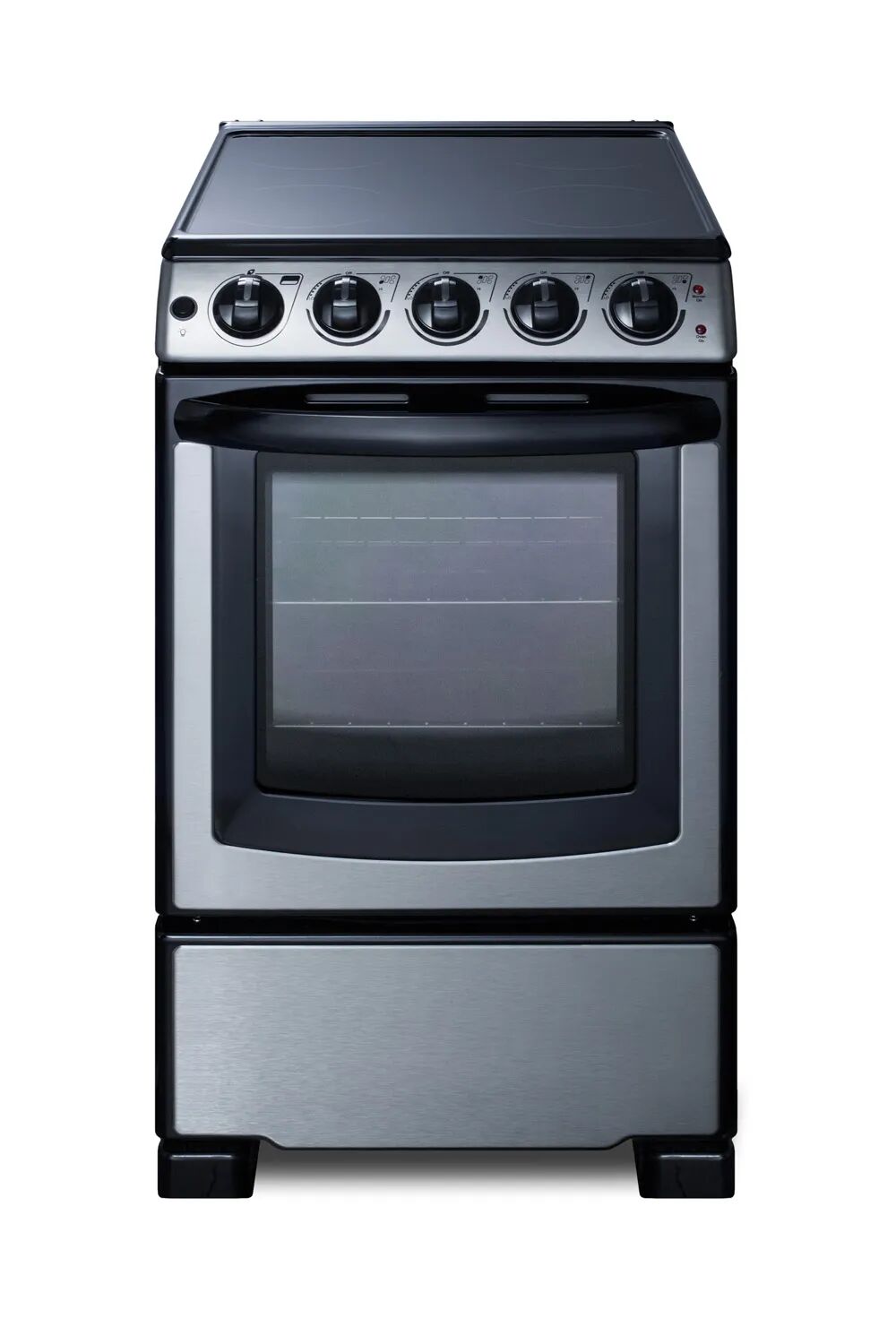 Summit REX2071SSRT 20" Wide Electric Smooth-Top Range