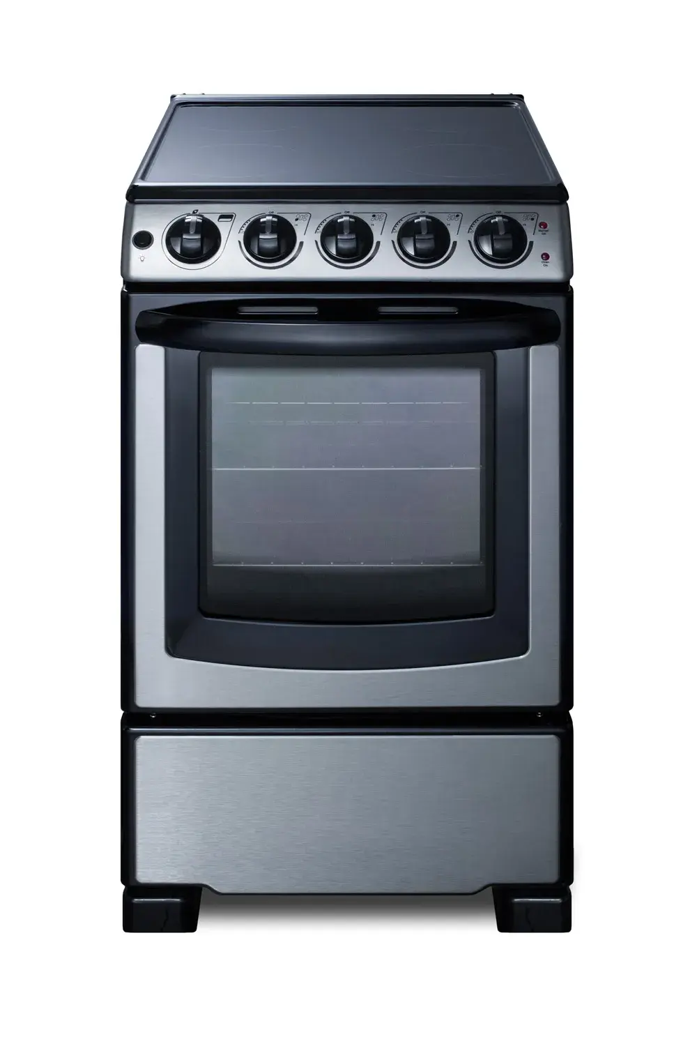 Summit REX2071SSRT 20" Wide Electric Smooth-Top Range