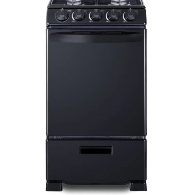 Summit RG201B 20" Wide Gas Range
