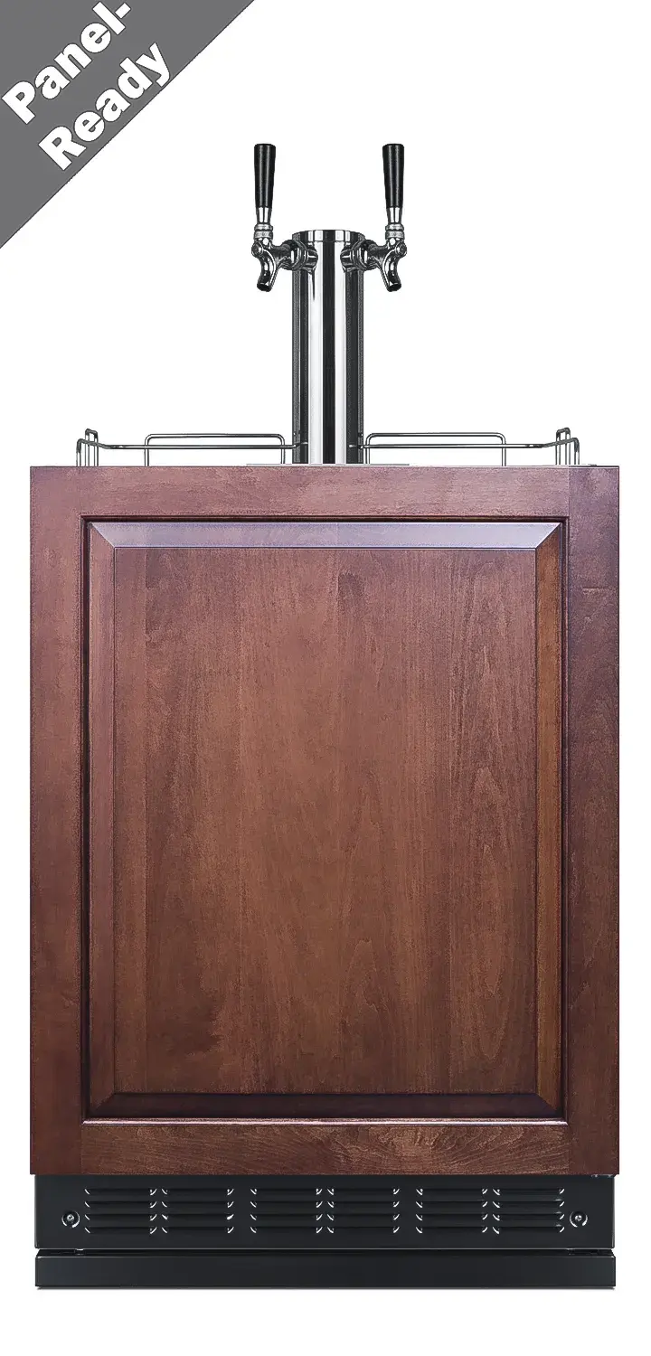 Summit SBC7BRSIF 24" Wide Beer Kegerator (Panel Not Included)