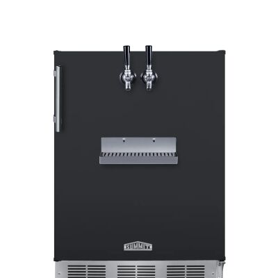 Summit SBC58BFRTP 24" Wide Front Tap Built-In Beer Kegerator