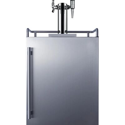Summit SBC682CMTWIN 24" Wide Built-In Cold Brew/Nitro Coffee Kegerator