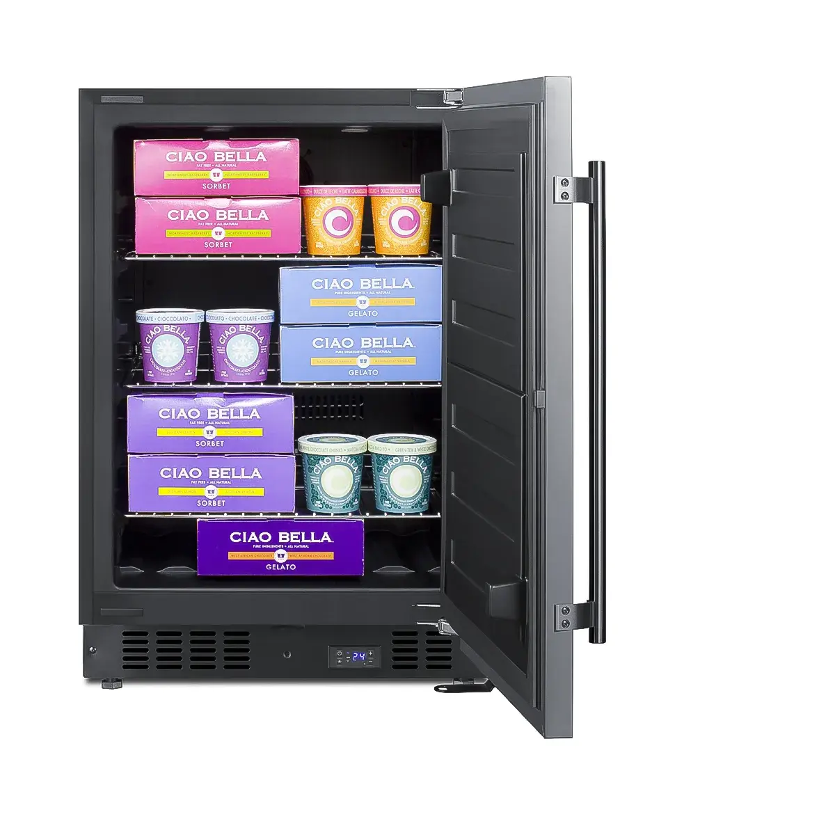 Summit SCFF53BSS 24" Wide Built-In All-Freezer