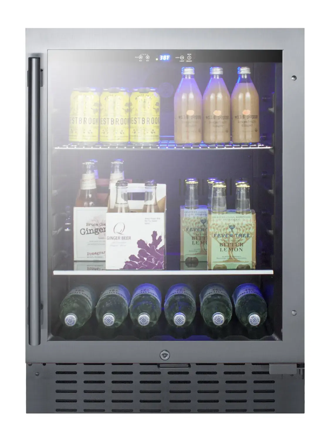 Summit SCR2466B 24" Wide Built-In Beverage Cooler