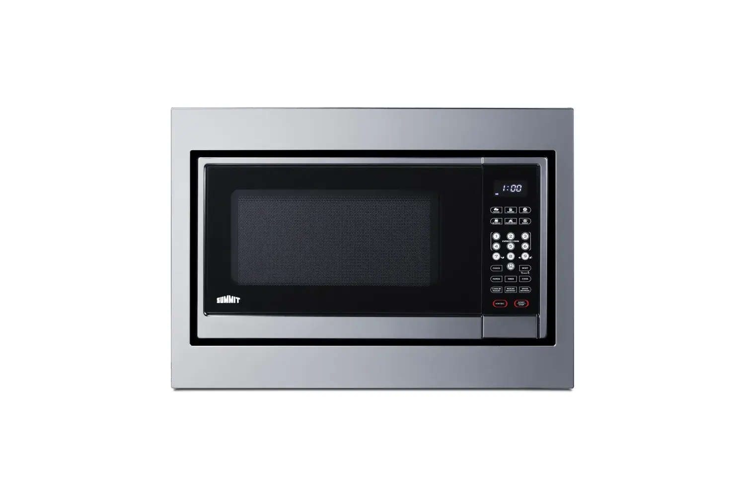 Summit SMBI24 24" Wide Built-In Microwave (Trim Kit Included)