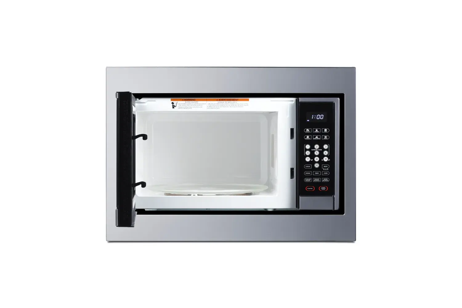 Summit SMBI24 24" Wide Built-In Microwave (Trim Kit Included)
