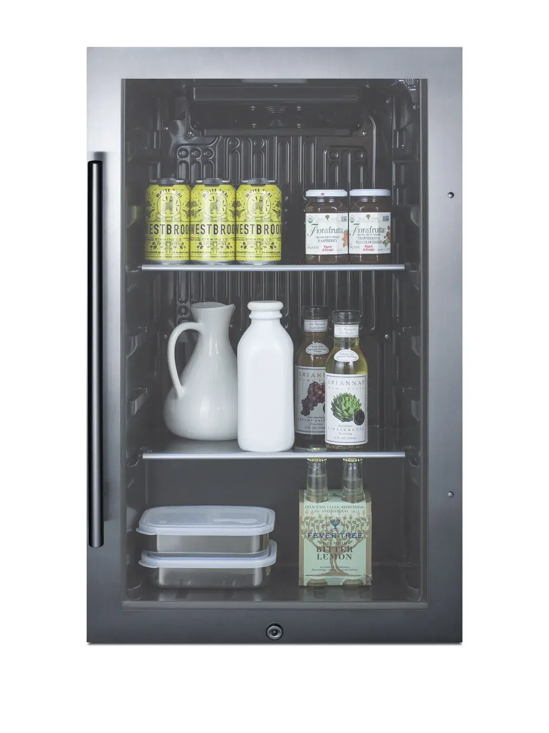 Summit SPR488BOSADA Shallow Depth Indoor/Outdoor Beverage Cooler, ADA Compliant