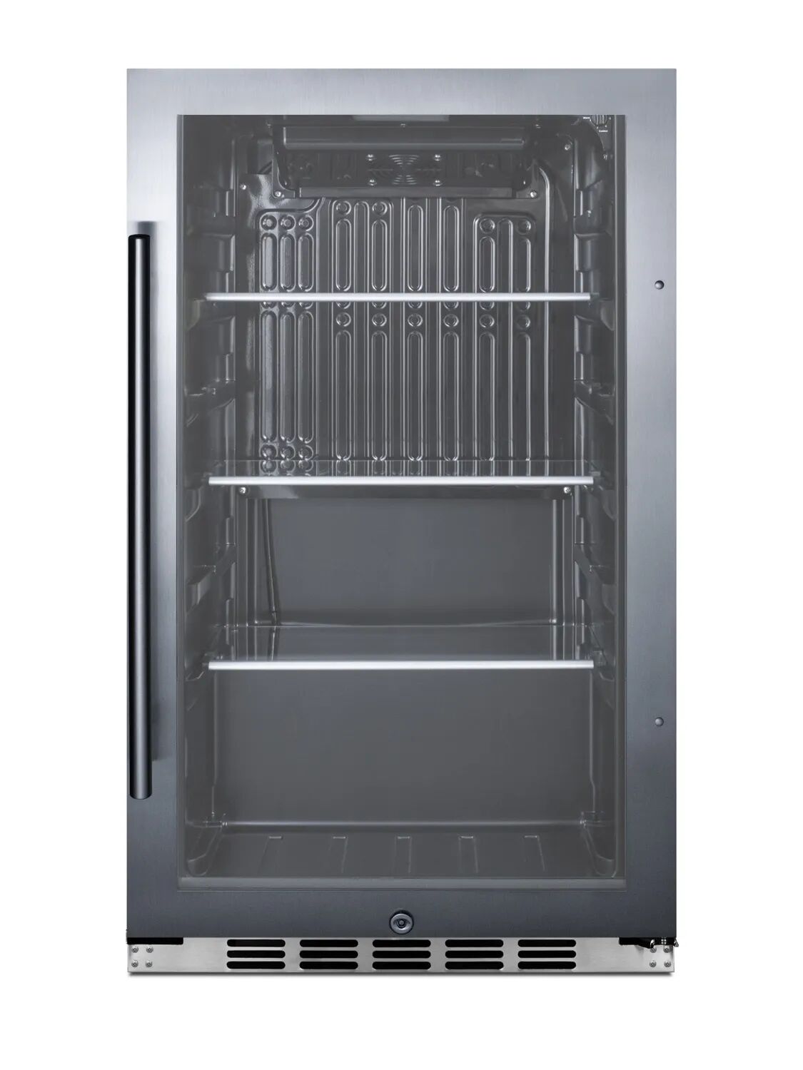 Summit SPR488BOSH34CSS Shallow Depth Indoor/Outdoor Beverage Cooler